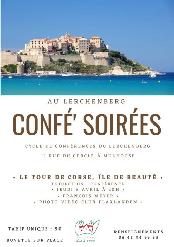 conférence confésoirées culture lerchenberg voyage tour corse