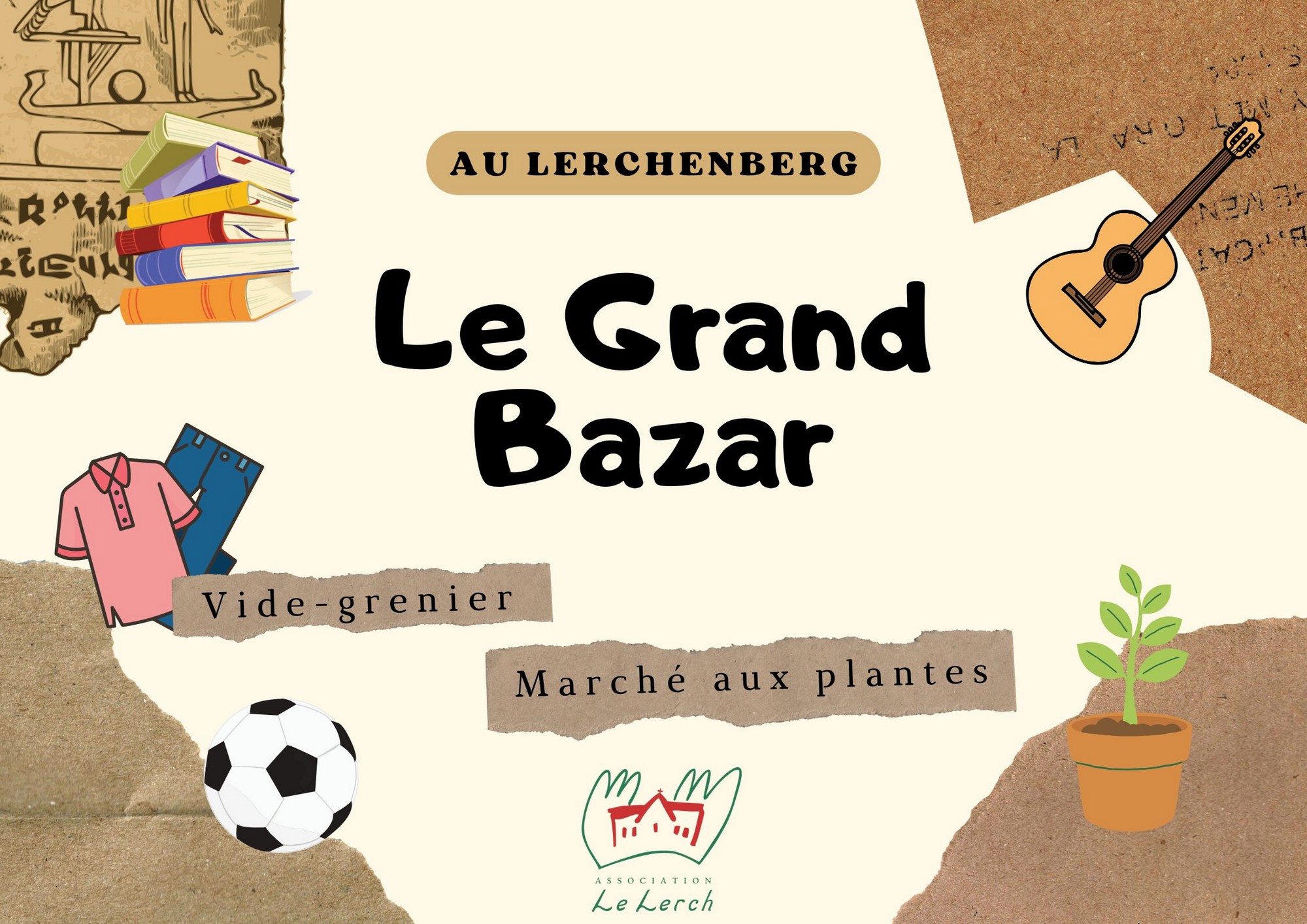 lerchenberg culture marché puces grand bazar printemps brocante vide-grenier